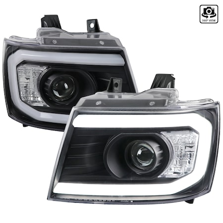 Spec-D Tuning Chevy Avalanche Projector Headlights 2007-2013 2LHP-AVA07JM-G2-TM